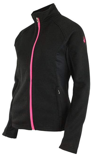 Spyder Women's Cora Full Zip Fleece Color Block Jacket, Color Options