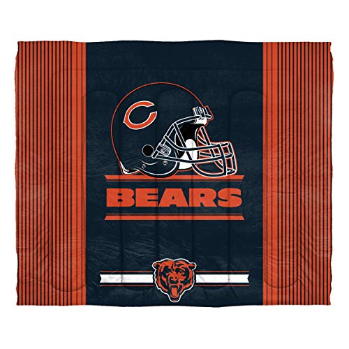 Northwest NFL Chicago Bears Safety FULL/QUEEN Comforter and Shams