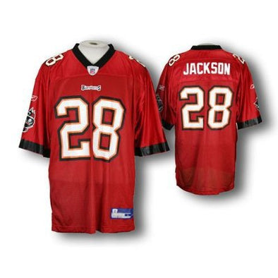 Reebok Tampa Bay Buccaneers Tanard Jackson #28 NFL Men's Replica Jersey, Red