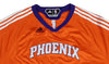 Adidas NBA Phoenix Suns Team Basketball Long Sleeve Shooting Shirt, Orange