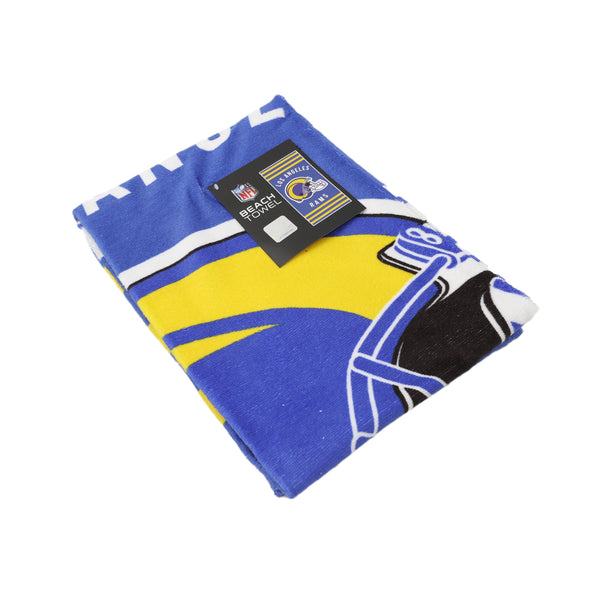 Northwest NFL Los Angeles Rams "Stripes" Beach Towel, 30" x 60"