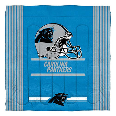 Northwest NFL Carolina Panthers Safety FULL/QUEEN Comforter and Shams