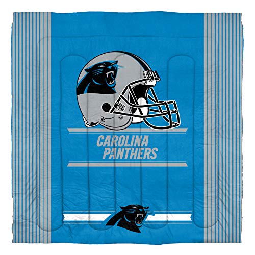 Northwest NFL Carolina Panthers Safety FULL/QUEEN Comforter and Shams