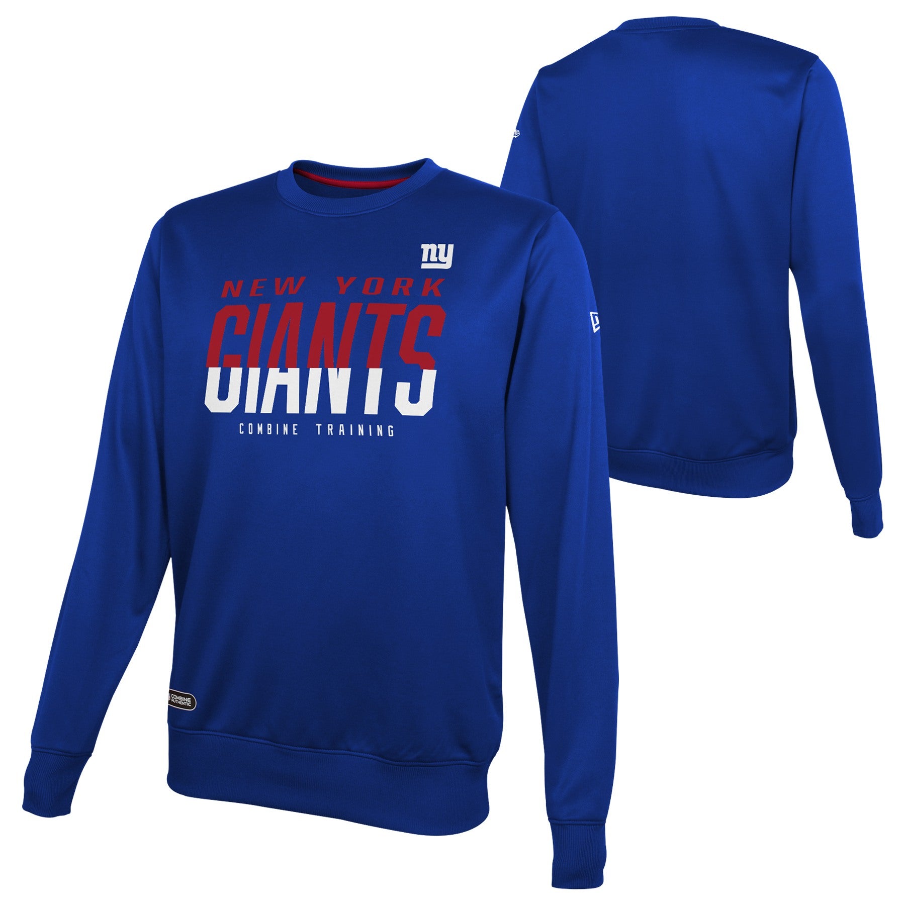 New Era New York Giants NFL Men's Pro Style Long Sleeve Shirt