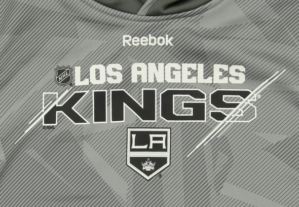 Reebok NHL Youth Los Angeles Kings Center Ice Forecheck TNT Pullover Hoodie, Gray