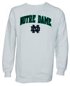 NCAA Men's Notre Dame Fighting Irish Logo Pullover Fleece Crew Sweatshirt