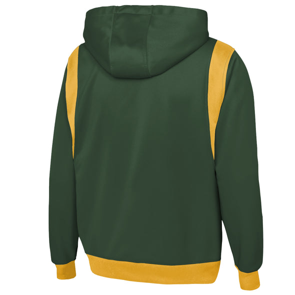 Outerstuff NFL Men's Green Bay Packers Drop Back Performance Fleece Hoodie