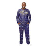 FOCO NFL Men's Baltimore Ravens Primary Team Logo 2 Piece Ugly Pajama Set