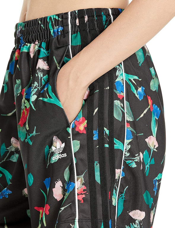 adidas Originals Women's Floral All Over Print Shorts, Black/Multicolor