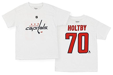 Reebok NHL Youth Washington Capitals BRADEN HOLTBY #70 Player Graphic Tee