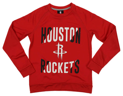 Outerstuff NBA Youth/Kid Houston Rockets Performance Fleece Crew Neck Sweatshirt