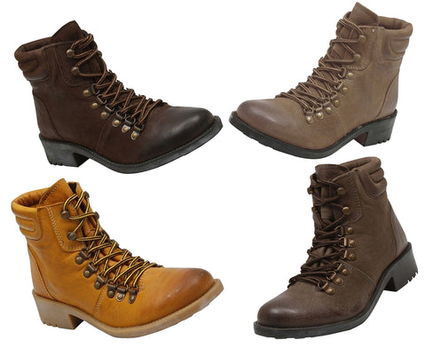 MIA Alexa Women's Lace Up Boots - Many Colors