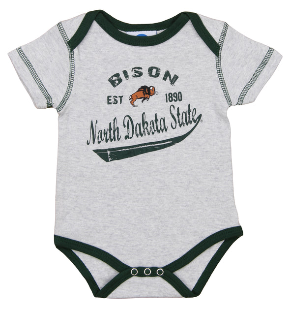 OuterStuff NCAA Infant North Dakota State Bisons Bodysuit 2 Pack Set