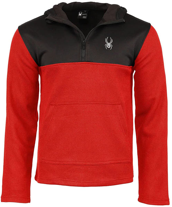 Spyder Men's Ray 1/4 Zip Pullover Hoodie, Color Options