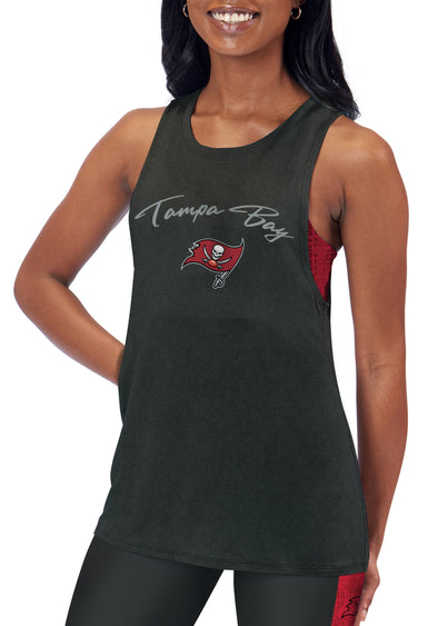 Certo By Northwest Women's NFL Tampa Bay Buccaneers Outline Tank Top