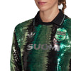 Adidas Women's Sequin Football Jersey, Multicolor / Mist Jade