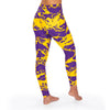 Zubaz Women's Minnesota Vikings Team Colors Lava Legging