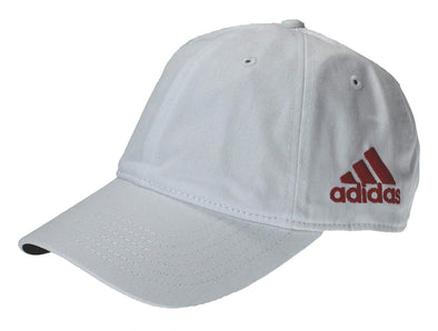 Adidas Women's Core Performance Custom Front Hit Hat, White/Red