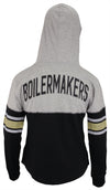 OuterStuff NCAA Youth Girls Purdue Boilermakers Monument Slouchy Hooded Shirt
