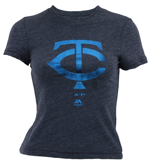 Outerstuff MLB Youth Girl's Minnesota Twins Tri-blend Slider Tee