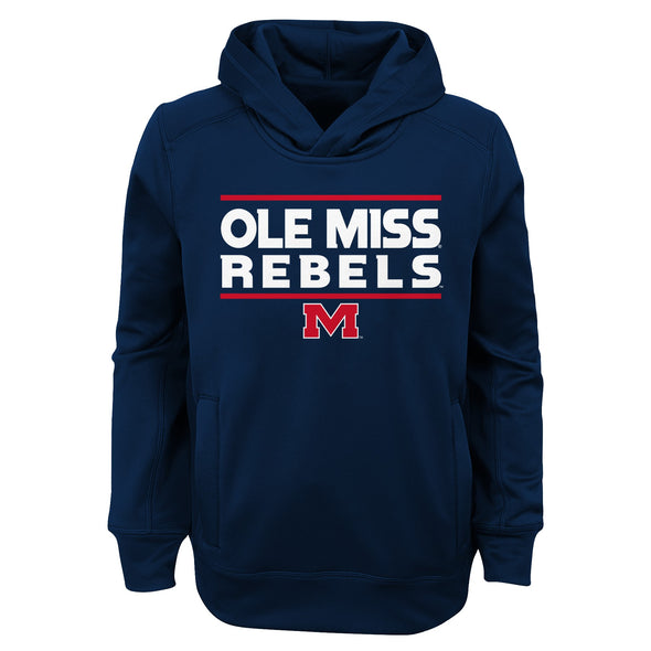 Outerstuff NCAA Youth (8-20) Ole Miss Rebels Performance Replen Hoodie