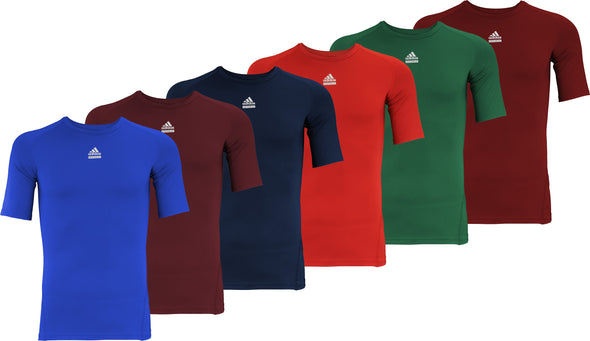 Adidas Men's Techfit Cut and Sew Short Sleeve Tee, Color Options