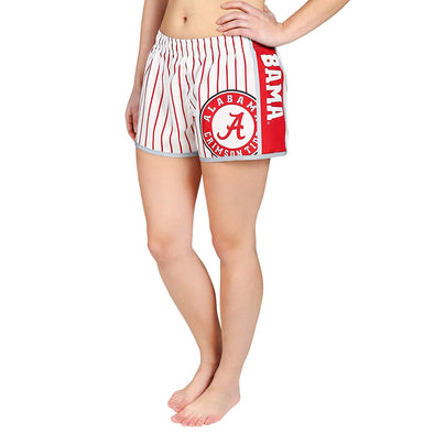 Forever Collectibles NCAA Women's Alabama Crimson Tide Pinstripe Shorts