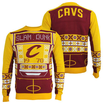 FOCO NBA Men's Cleveland Cavaliers Ugly Light Up Sweater