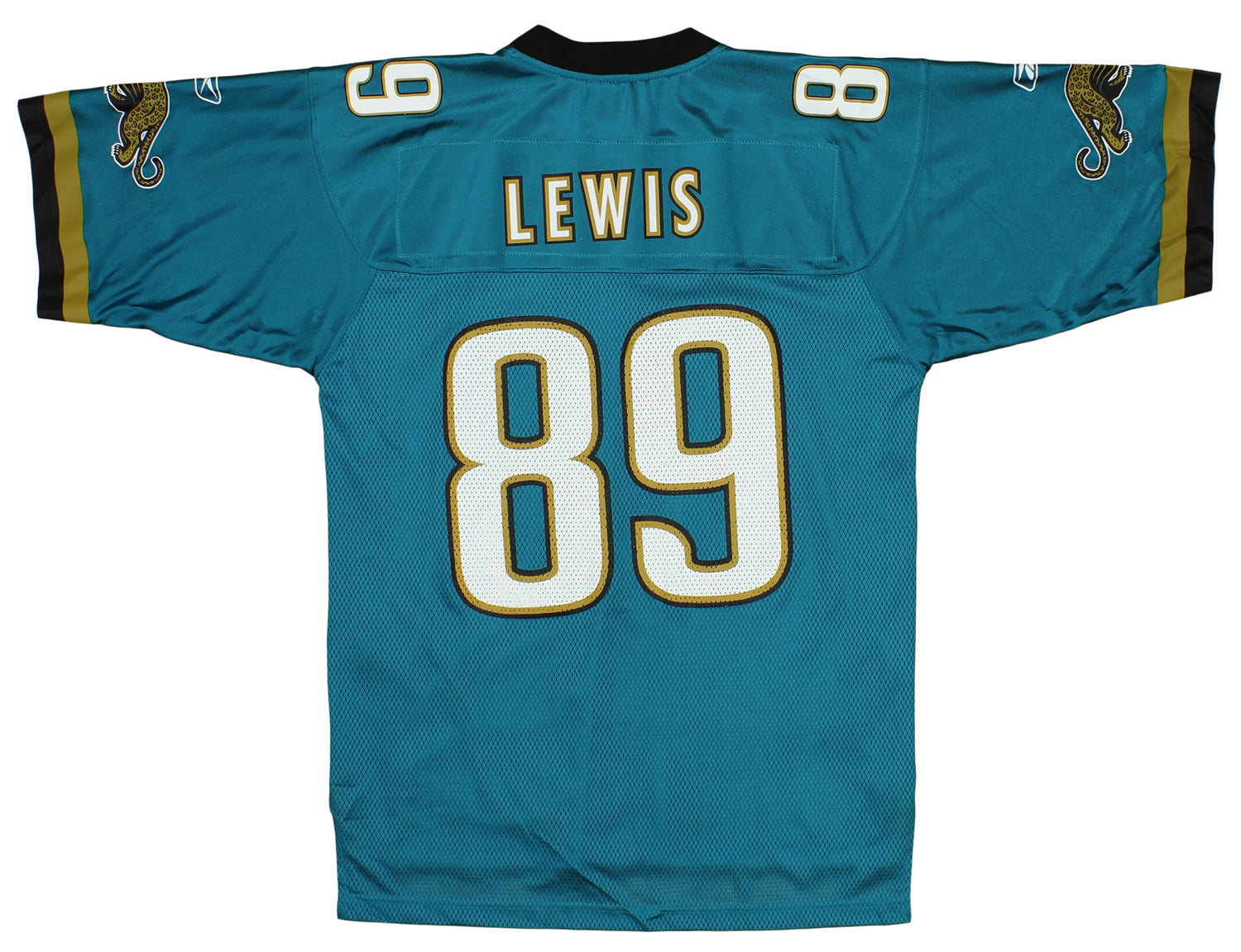 Mercedes Lewis Jacksonville Jaguars Game-Worn-Used 12/12/10 vs  Raidiers&12/26/10 vs Redskins Home Jersey - Memorabilia Expert