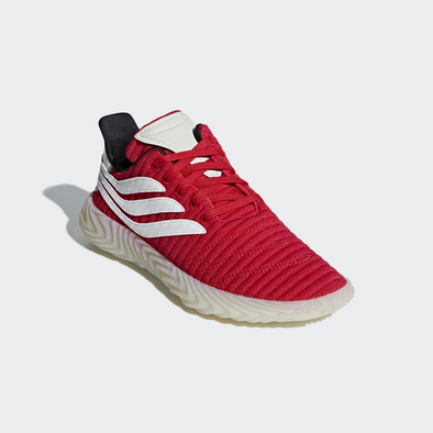 Adidas Men's SOBAKOV Athletic Sneakers, Scarlet/White