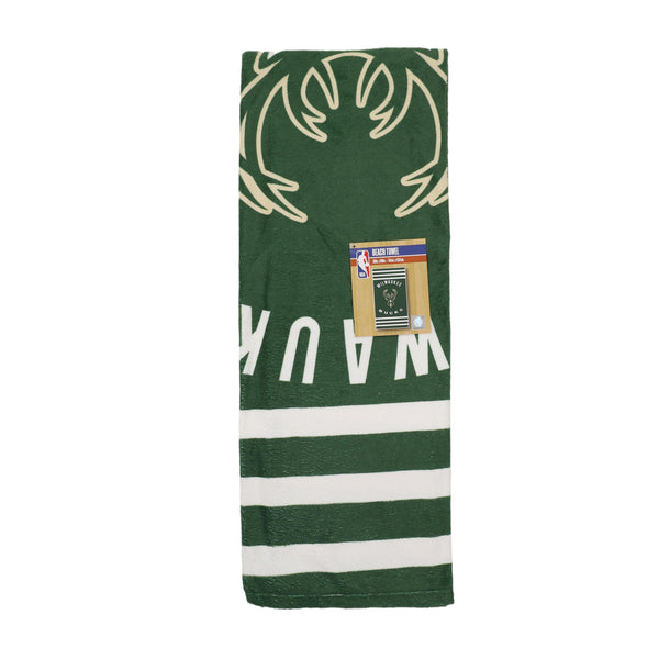 Northwest NBA Milwaukee Bucks "Stripes" Beach Towel, 30" x 60"