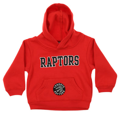 OuterStuff NBA Infant and Toddler's Toronto Raptors Fleece Hoodie, Red