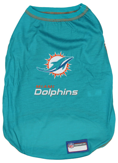 Zubaz X Pets First NFL Miami Dolphins Team Pet T-Shirt For Dogs