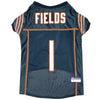 Pets First NFL Chicago Bears Justin Fields Team Player Dog Jersey