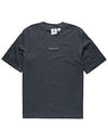 Adidas Men's Pastel Tee Shirt, Dark Grey Solid Grey/Dove Grey