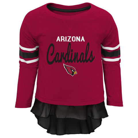 Outerstuff NFL Baby Girl Arizona Cardinals Mini Formation Top & Leggings Set