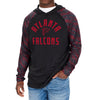 Zubaz NFL Men's Atlanta Falcons Viper Print Pullover Hooded Sweatshirt