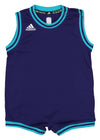 Adidas NBA Infants Charlotte Hornets Road Team Romper, Purple