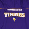 Reebok NFL Men's Minnesota Vikings Pullover Hooded Packable Windbreaker