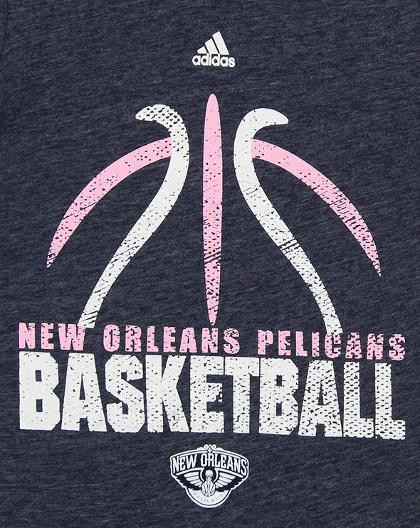 Reebok NBA Youth Girl's New Orleans Pelicans Short Sleeve Flamingo Tee