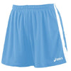 ASICS Women's Medley Athletic Shorts, Columbia Blue / White