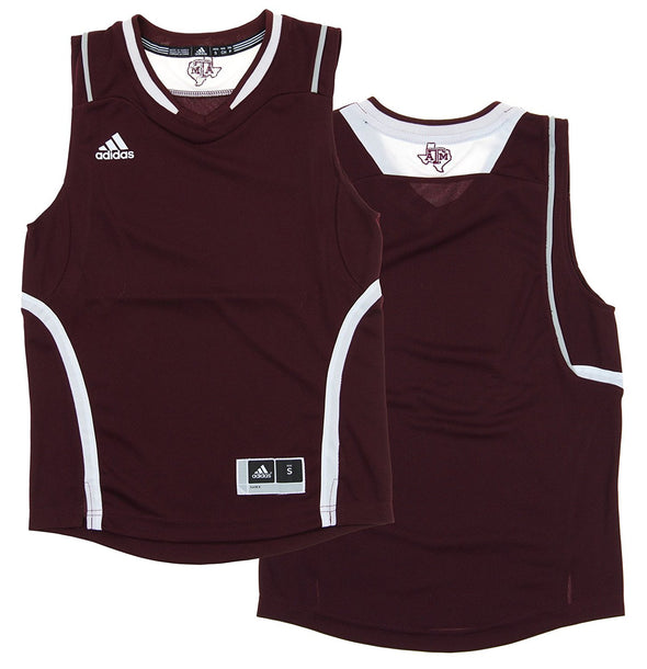 Adidas NCAA Youth Texas A&M Aggies Replica Basketball Blank Jersey