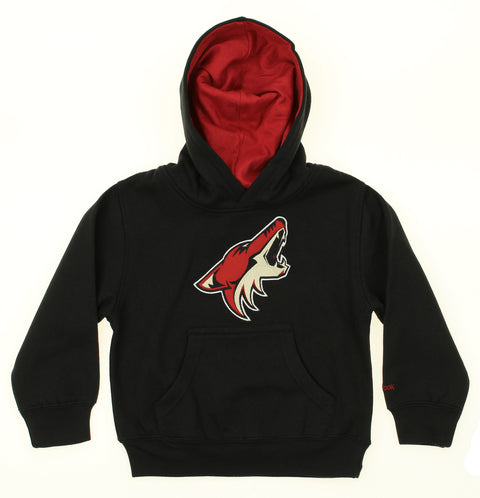 Reebok NHL Kids Arizona Coyotes Prime Basic Hoodie, Black