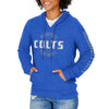 Zubaz NFL Women's Indianapolis Colts Marled Soft Pullover Hoodie