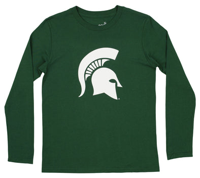 Outerstuff NCAA Youth Boys (8-20) Michigan State Spartans Team Logo Long Sleeve Shirt