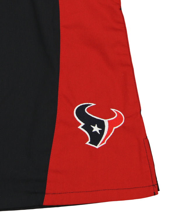 Fabrique Innovations NFL Women's Houston Texans Wrap Scrub Top