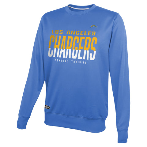 Outerstuff NFL Men's Los Angeles Chargers Pro Style Performance Fleece Sweater
