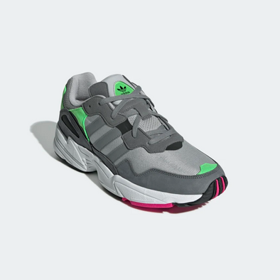 Adidas Originals Men's Yung-96 Sneakers, Grey Two/Grey Three/Pink