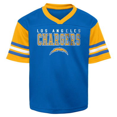 Outerstuff NFL Youth Boys Los Angeles Chargers Team Logo Knit Top Jersey