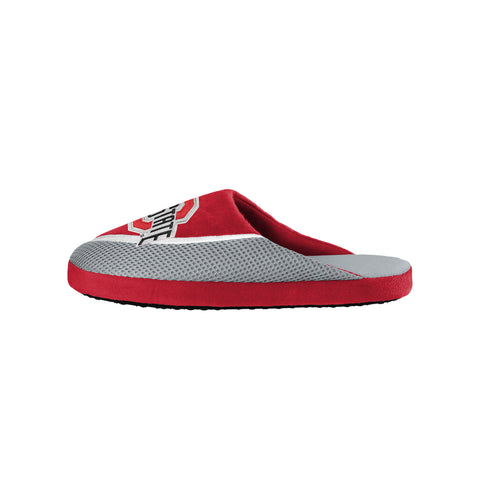 FOCO NCAA Men's Ohio State Buckeyes 2022 Big Logo Color Edge Slippers
